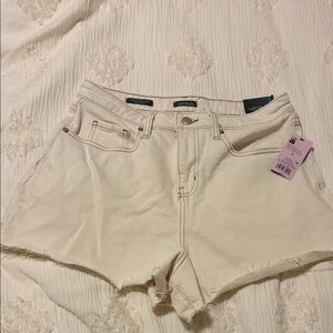 Wild Fable Off-White Jean Shorts